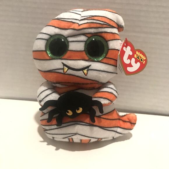 NEW WITH TAGS Ty Beanie Boos: Mumford The HALLOWEEN Ghost (6”) Plush TOY STUFFY - Picture 1 of 9